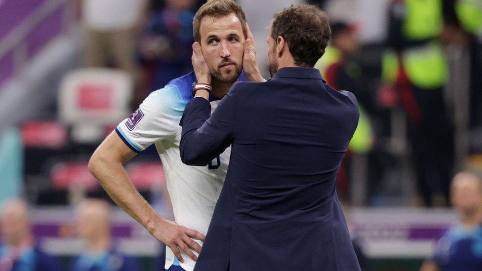 Harry Kane and Gareth Southgate