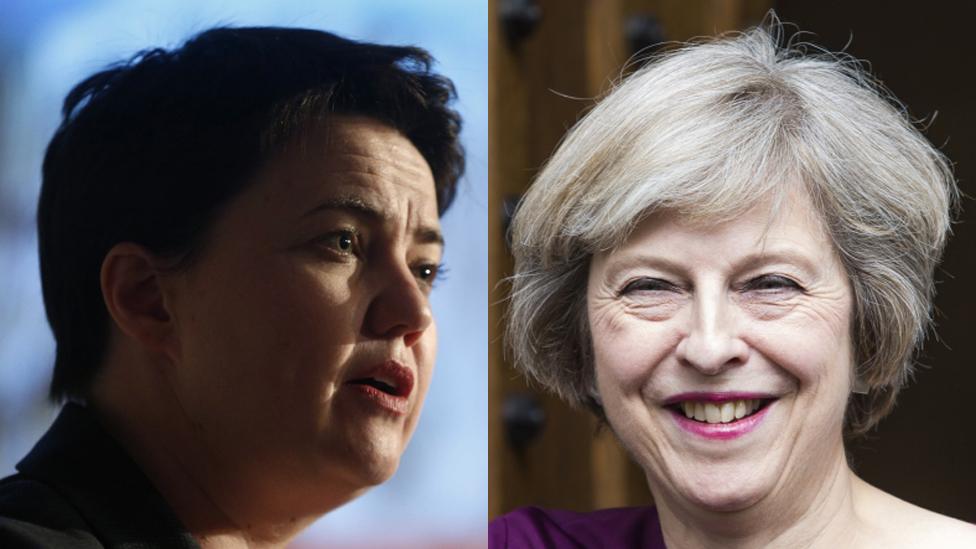 Ruth Davidson and Theresa May