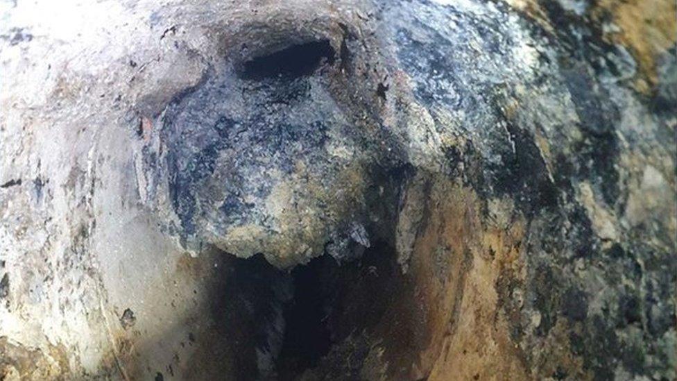 Fatberg in Liverpool sewer