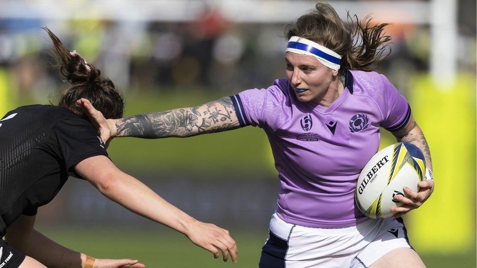 Scotland's Jade Konkel-Roberts during the Women's Rugby World Cup