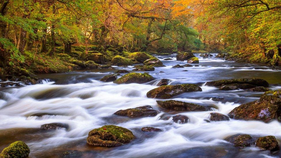 The Conwy river in Betws-y-Coed