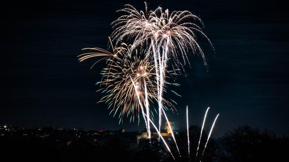 St Albans Cathedral fireworks