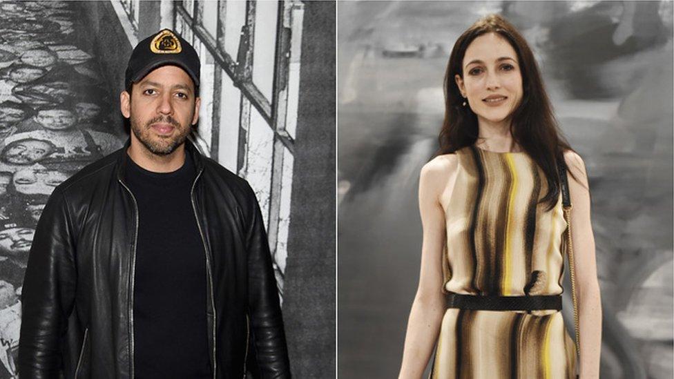 Composite photograph of David Blaine and Natasha Prince