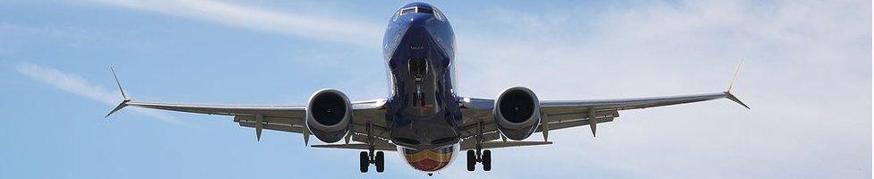 A Southwest Boeing 737 Max 8 enroute from Tampa prepares to land at Fort Lauderdale-Hollywood International Airport on March 11, 2019 in Fort Lauderdale, Florida.