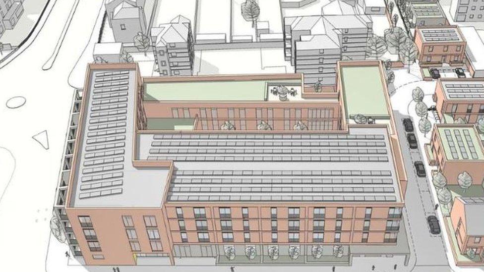 Proposal for site of Central Pool in Reading