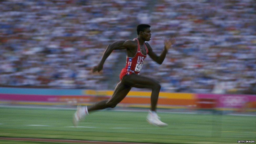 Carl Lewis in 1984