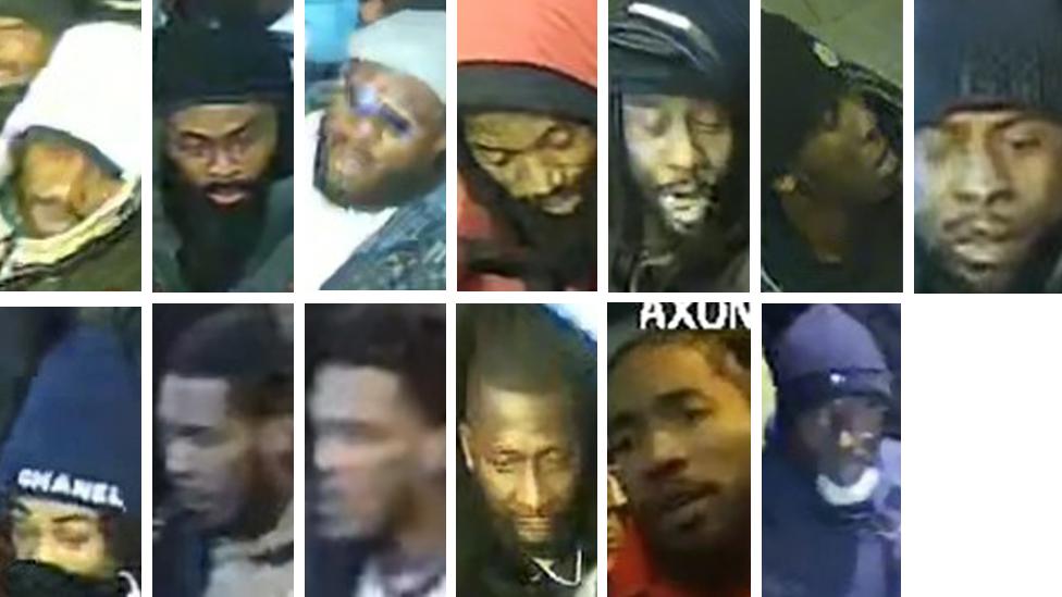 13 people sought by police