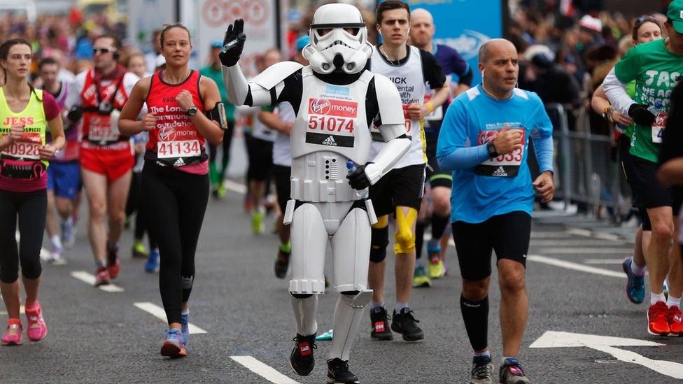 Jez Allinson as a stormtrooper in 2016