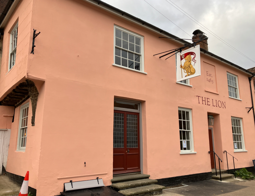 Exterior shot of the renovated pub