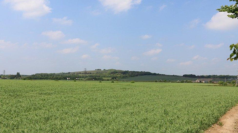 Land in Goring-by-Sea where housing development will be built