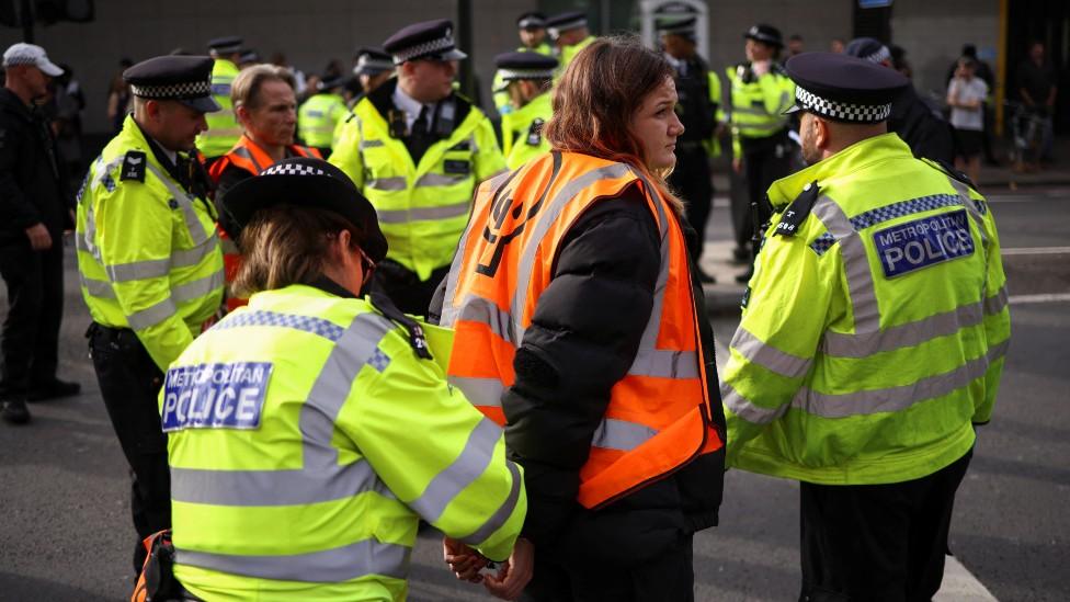 Just Stop Oil demonstrators