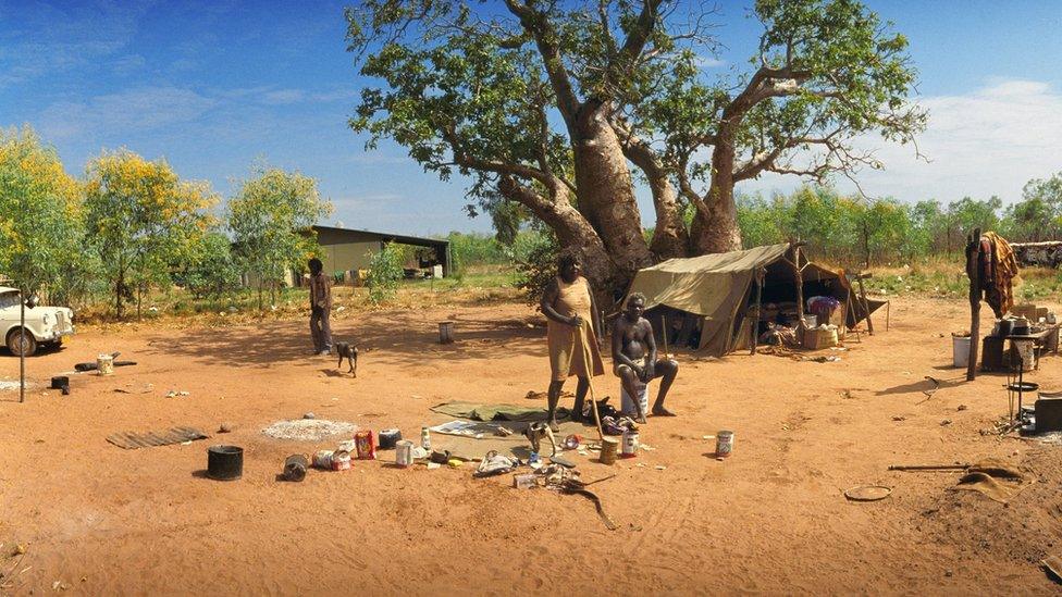 George and Violet, an Indigenous couple in the Kimberly