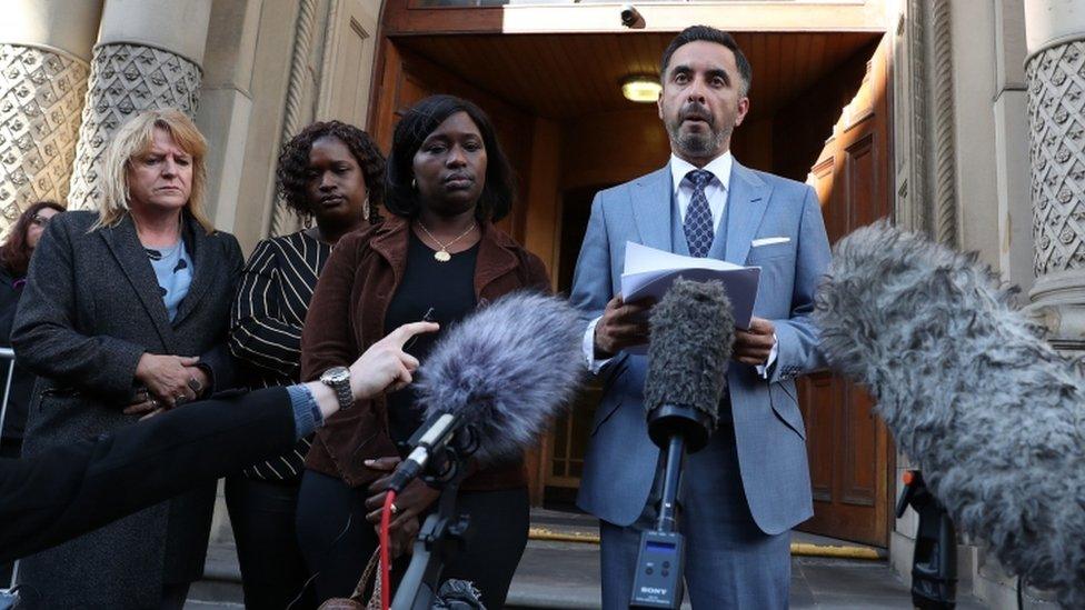 Lawyer Aamer Anwar outside the Crown Office