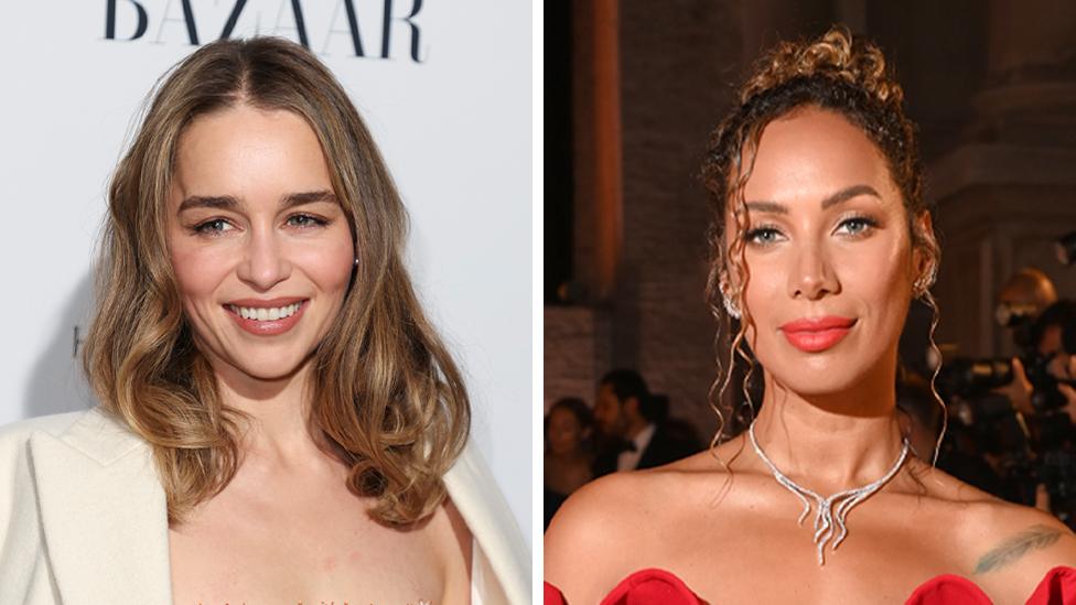 Emilia Clarke and Leona Lewis