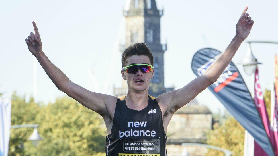 Callum Hawkins in Great Scottish Run