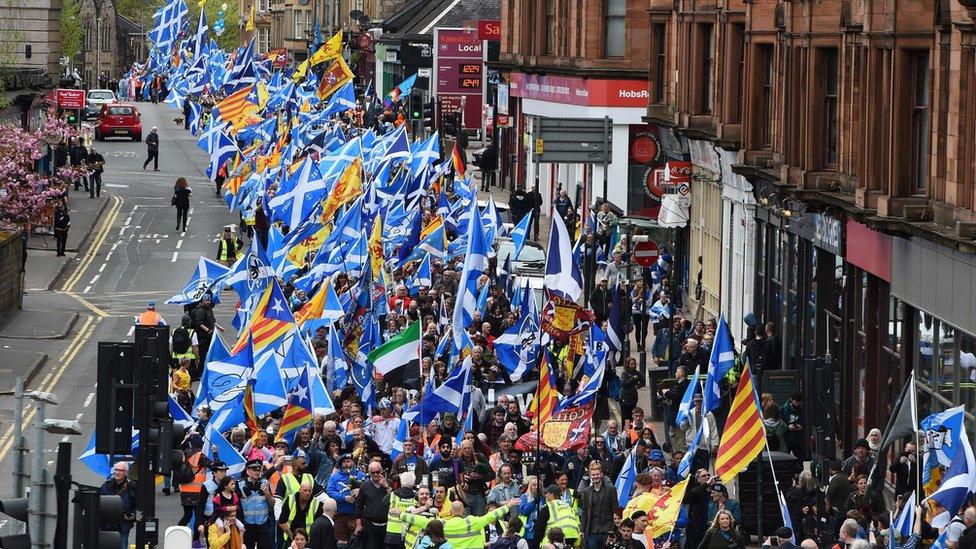 Scottish independence march 2018