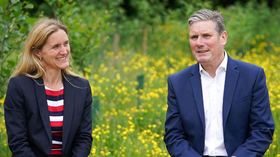 Kim Leadbeater and Sir Keir Starmer