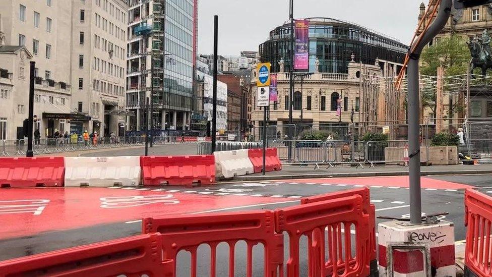 City Square roadworks