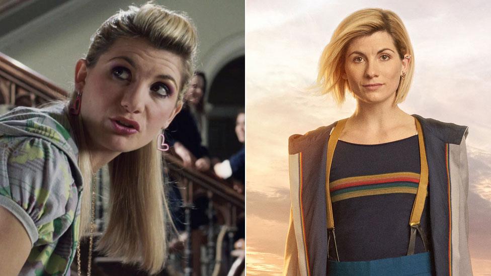 Jodie Whittaker played ditsy school receptionist Beverly