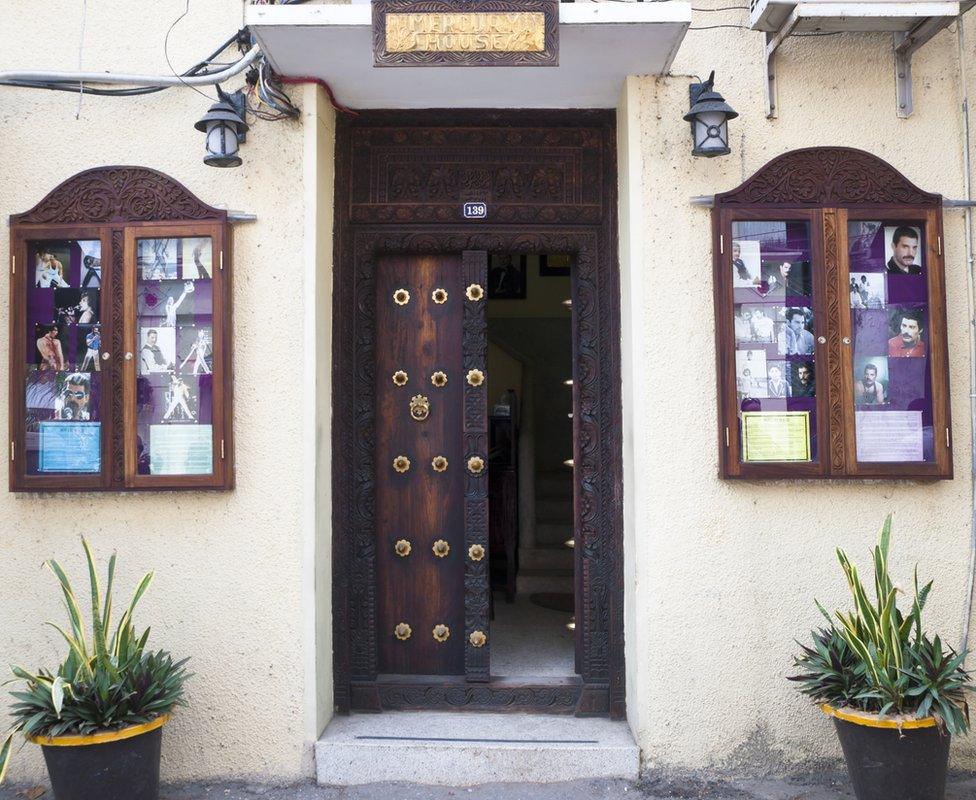 Freddie Mercury's house in Stone Town, the old part of Zanzibar City, capital of Zanzibar, Tanzania