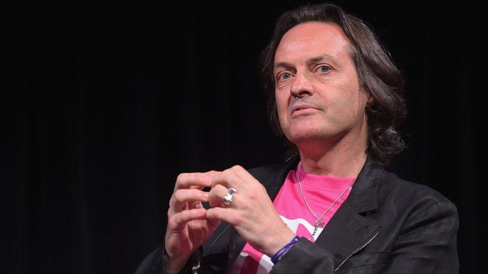 T-Mobile CEO/Executive Producer John Legere takes part in a Q&A following the HBO Documentary screening of 'Love Child'.