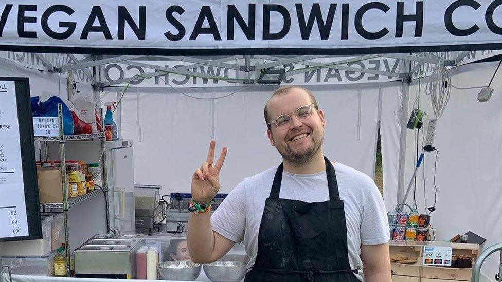 Sam Pearson of Vegan Sandwich Co