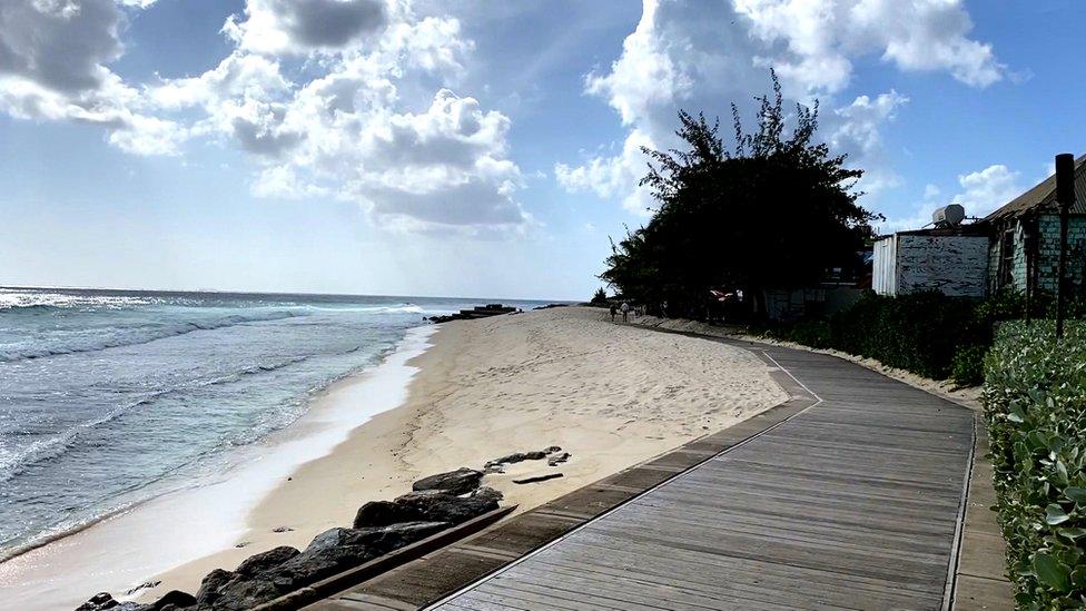 Barbados beachfront