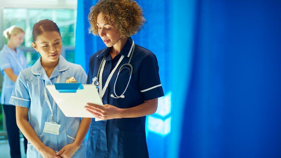 Nurses on ward