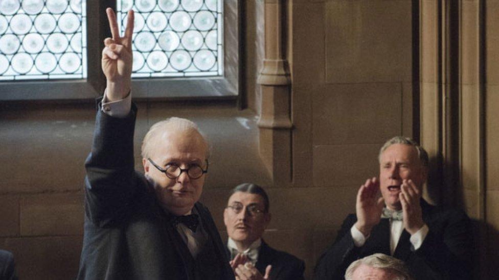 Gary Oldman as Churchill