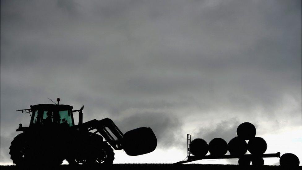 Tractor silhouette