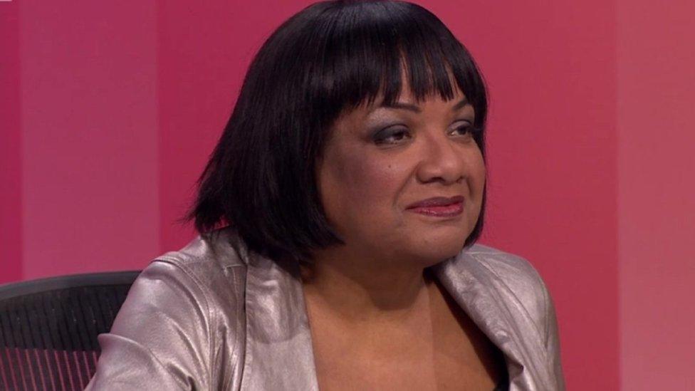 Diane Abbott on QT