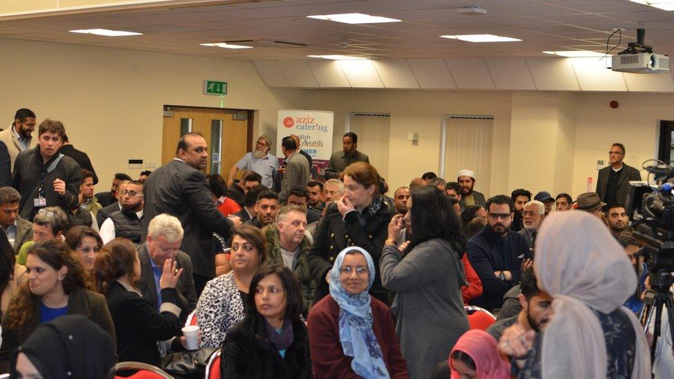 Packed Bradford West hustings