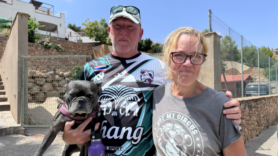 British couple return to village at heart of deadly Spanish wildfire