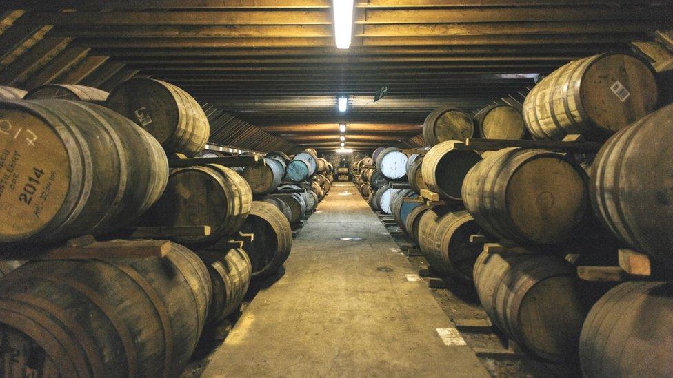 Whisky casks