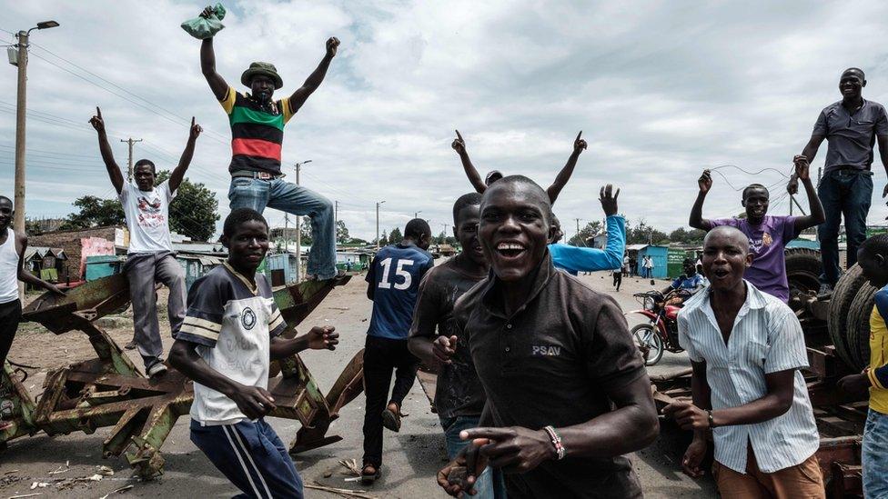 protesters in Kisumu