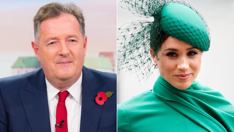 Piers Morgan and Meghan Markle