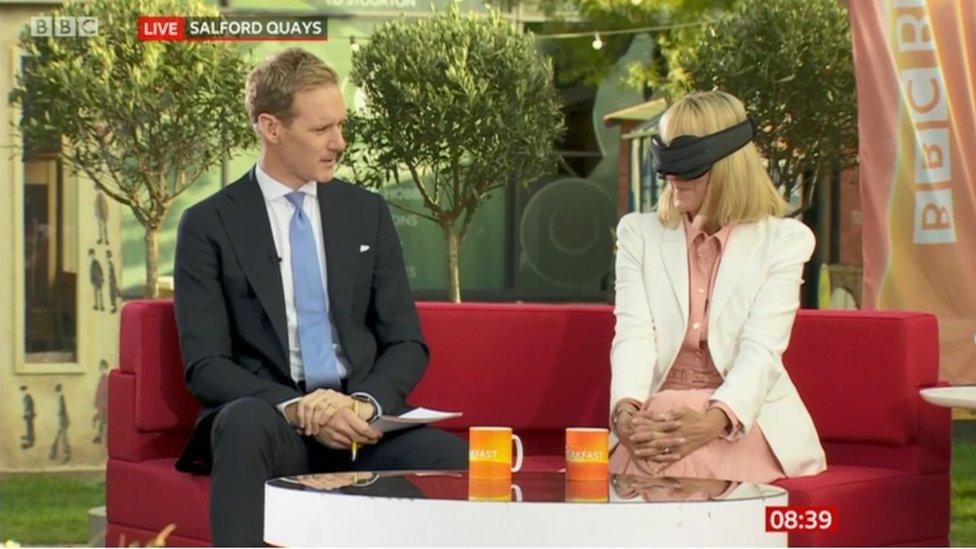 Dan Walker and Louise Minchin