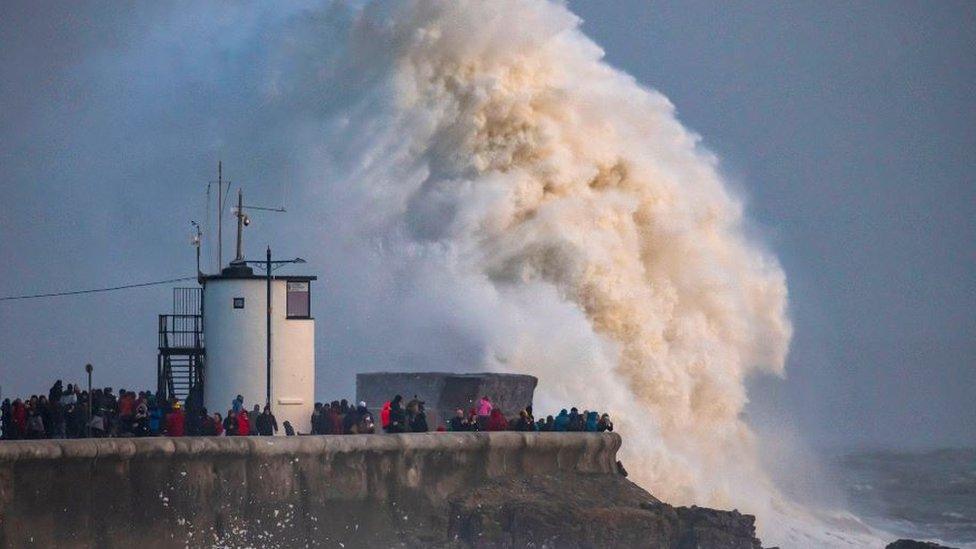 Waves in Porthcawl