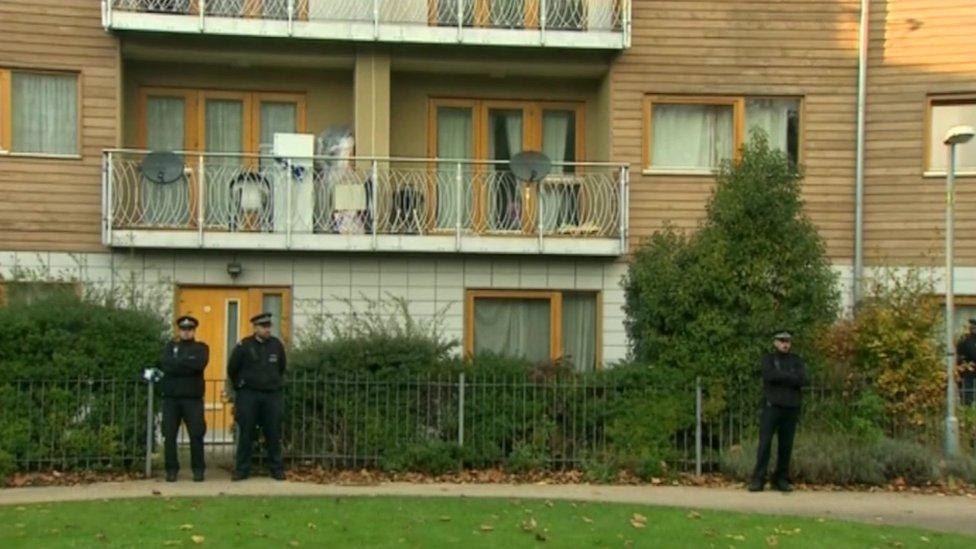 The flat in Brixton where the woman was being kept