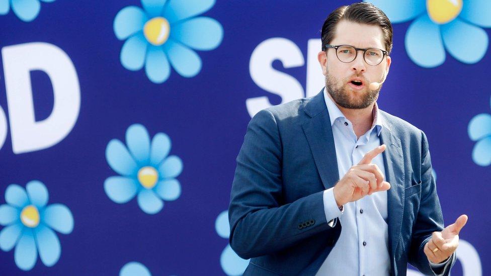 Sweden Democrat leader Jimmie Akesson