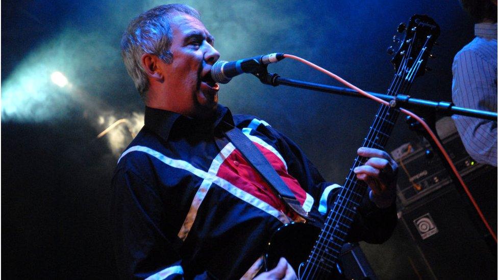 Pete Shelley performs at Nozstock