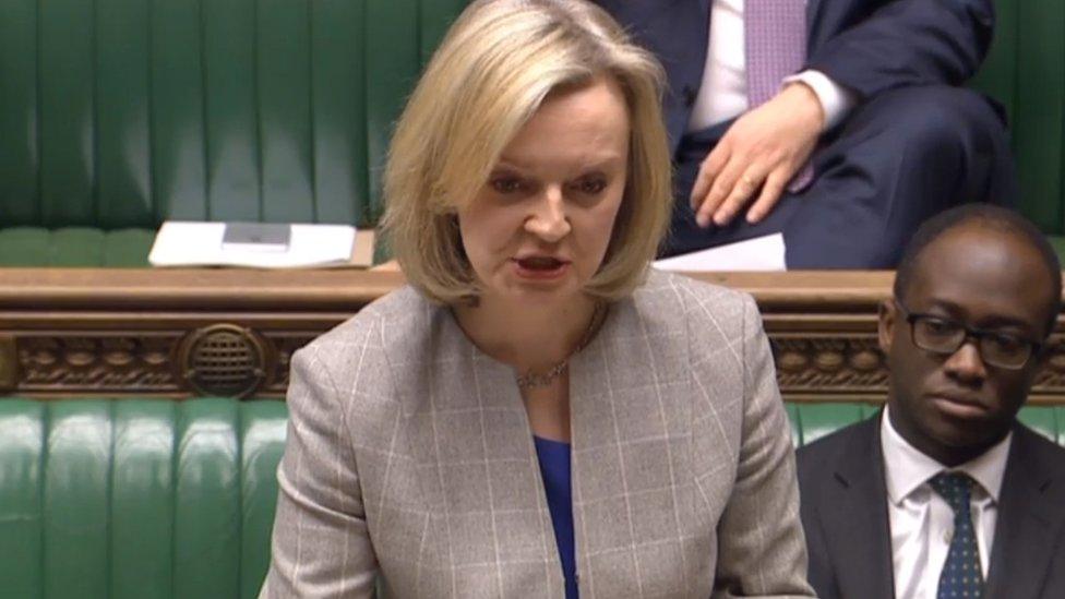 Liz Truss in the Commons