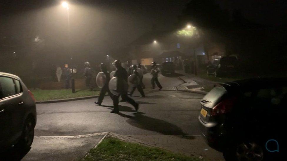 Police in Halton Moor area of Leeds