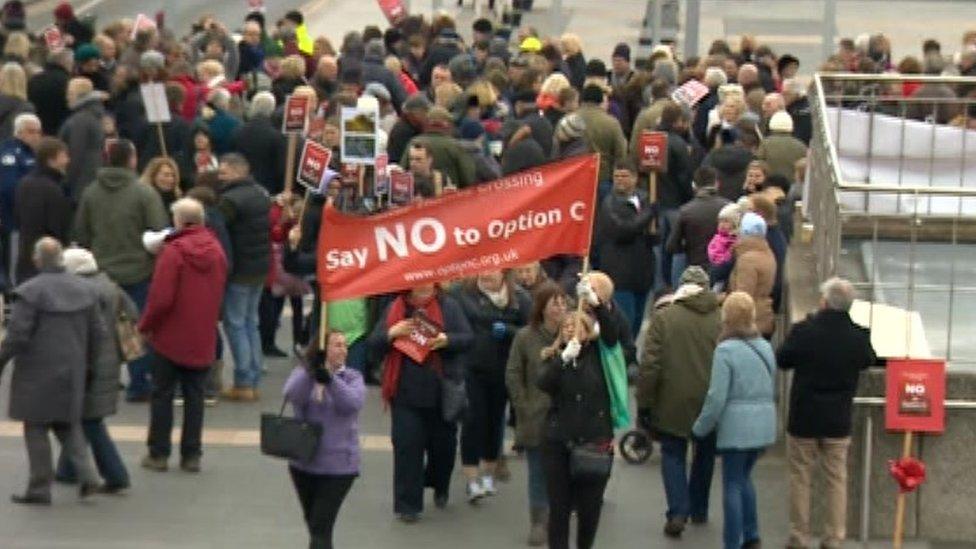 Protesters