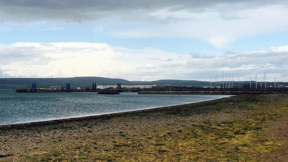 Stranraer ferry port