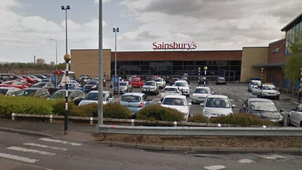 Sainsbury's supermarket at the Kennedy Centre in west Belfast