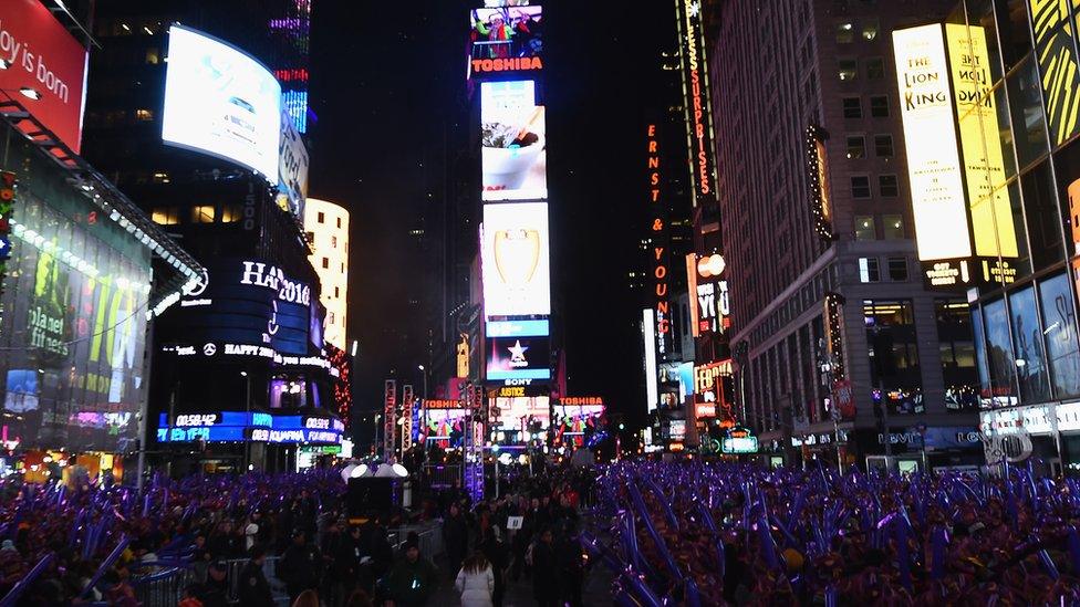 New York at night