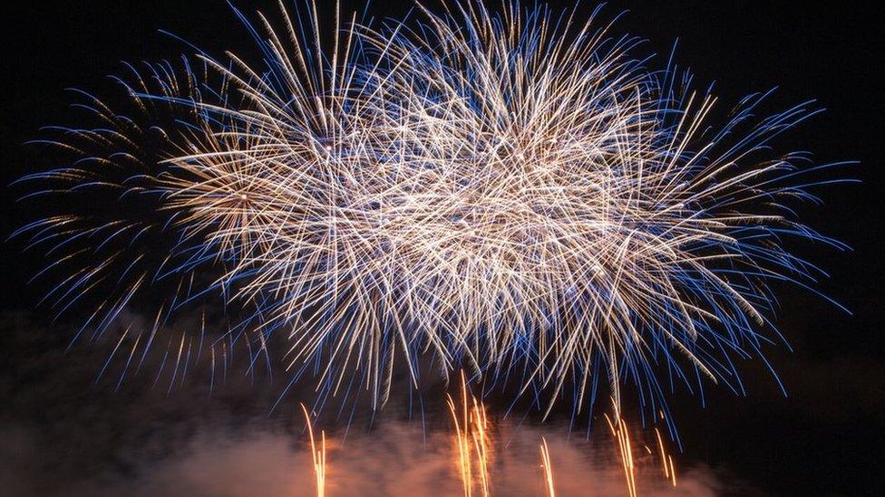 Fireworks Edinburgh Castle