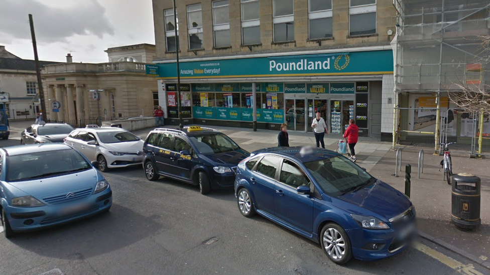 Poundland store in Stroud