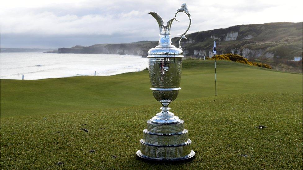 The Claret Jug at Royal Portrush Golf Club